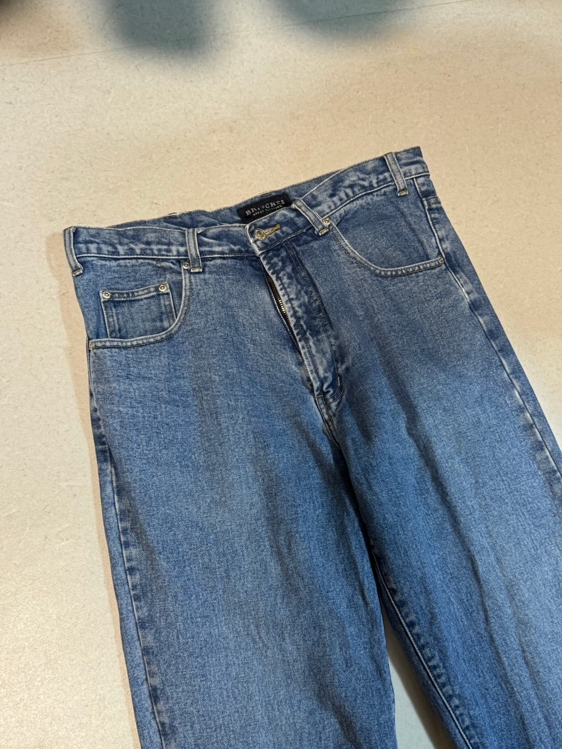 00s Britches 빈티지 클래식핏 데님 팬츠 36/32 상품이미지3