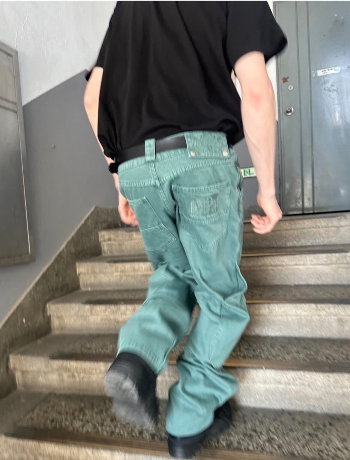 플라스틱 프로덕트 카프포켓데님 에메랄드 L 상품이미지1