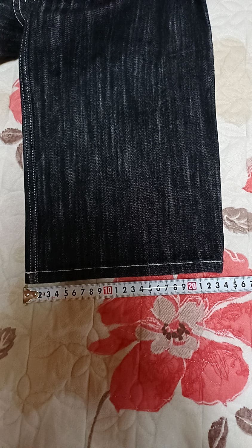 데이 와이드블랙팬츠 31인치 기장110 상품이미지8