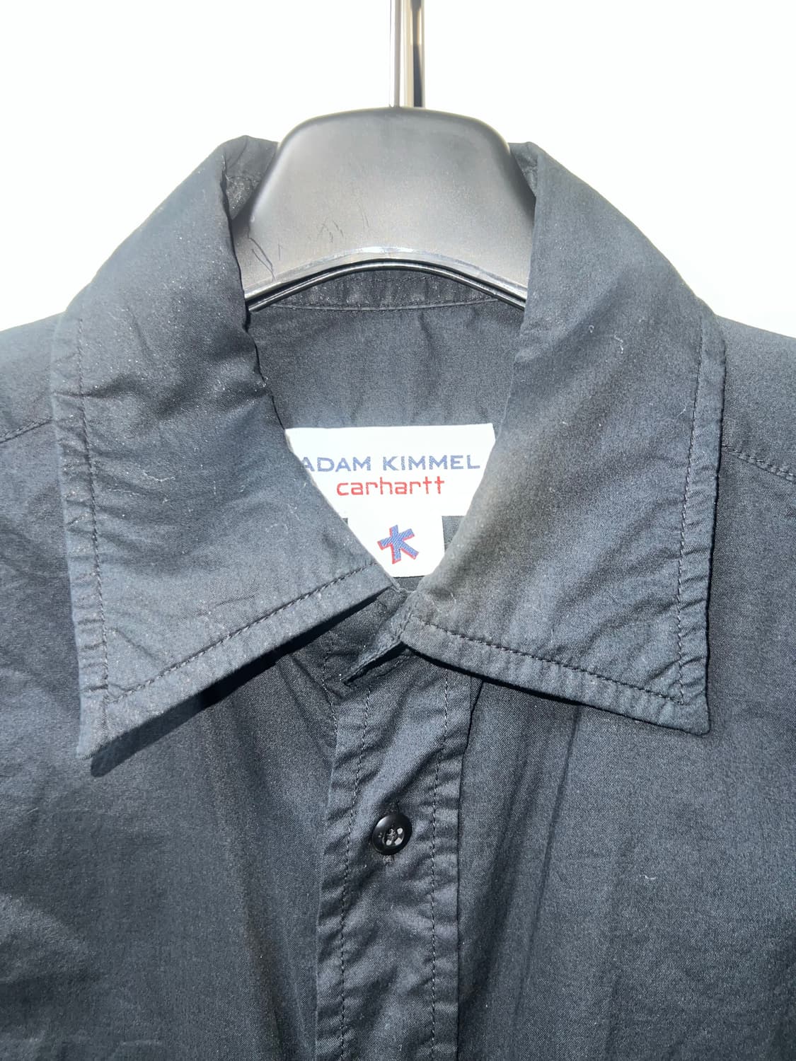 칼하트X아담키멜 셔츠 차콜 S사이즈(크게나옴) 상품이미지4