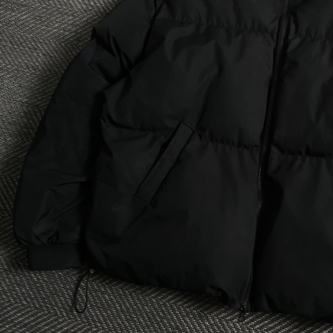 무드인사이드 미니멀 푸퍼 패딩 점퍼 블랙o 4337 상품이미지3