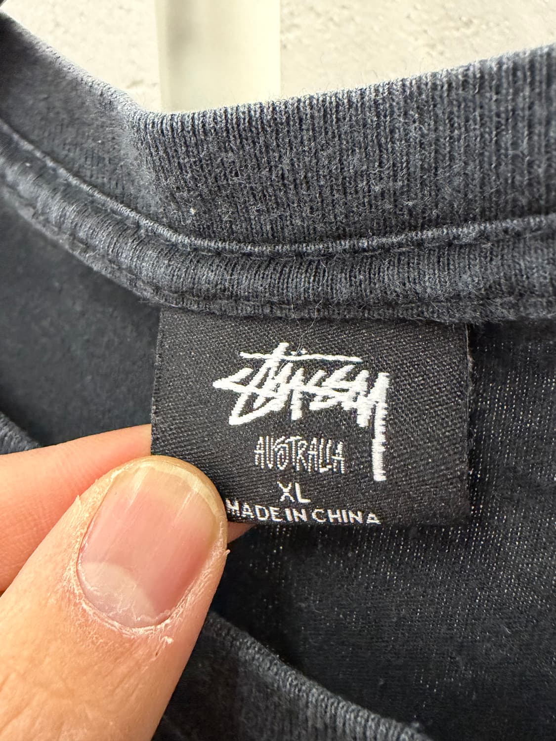 스투시 8볼 Corp 블랙 반팔 티셔츠 XL 상품이미지4