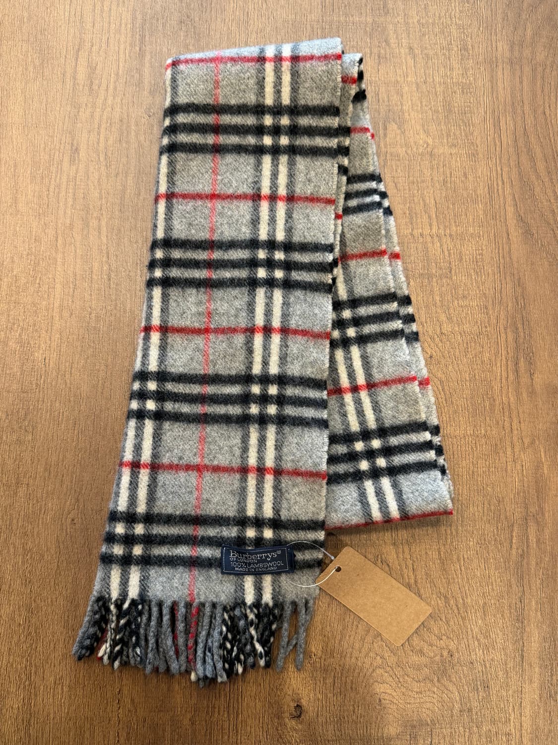 Burberrys 버버리 램스울 체크 머플러 (made England) 상품이미지1