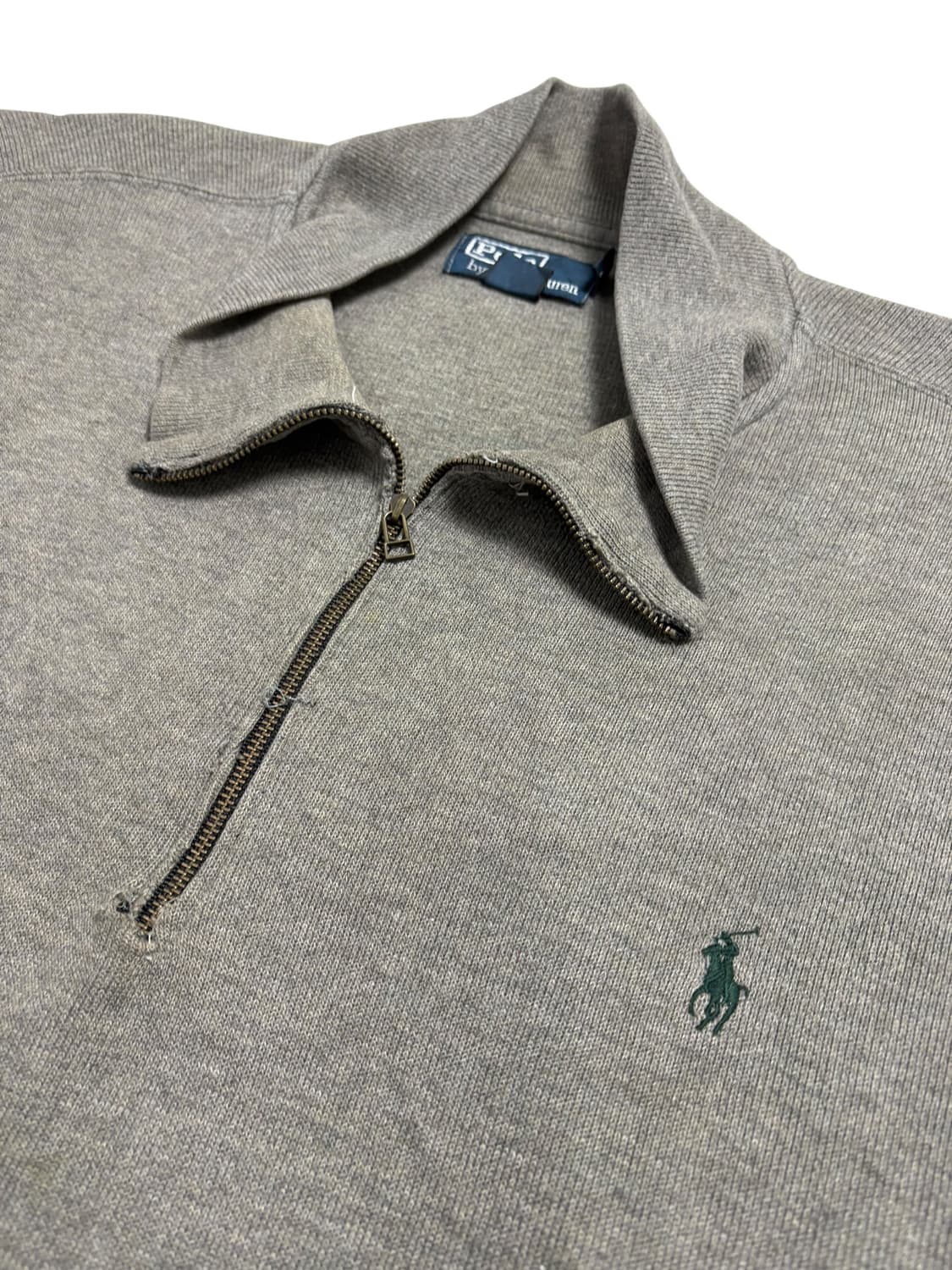 폴로 랄프로렌 하프집업 스웨터 그레이 상품이미지5