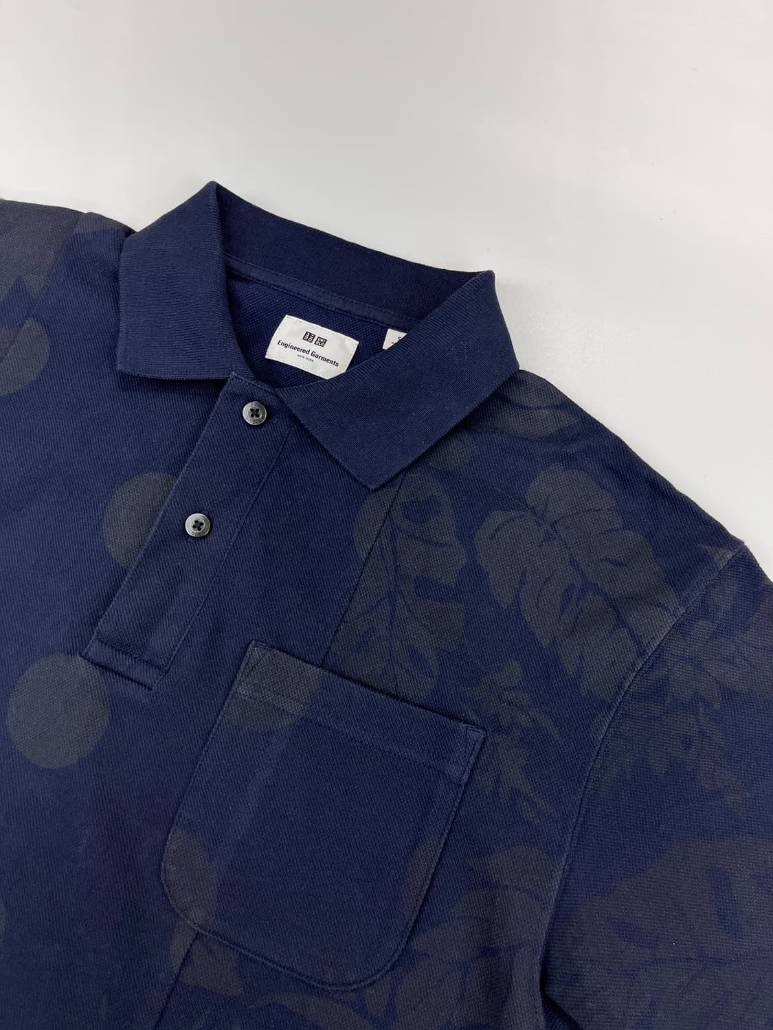 ( 엔지니어드 가먼츠 X 유니클로 ) EG 피케 프린트 폴로 셔츠 상품이미지2