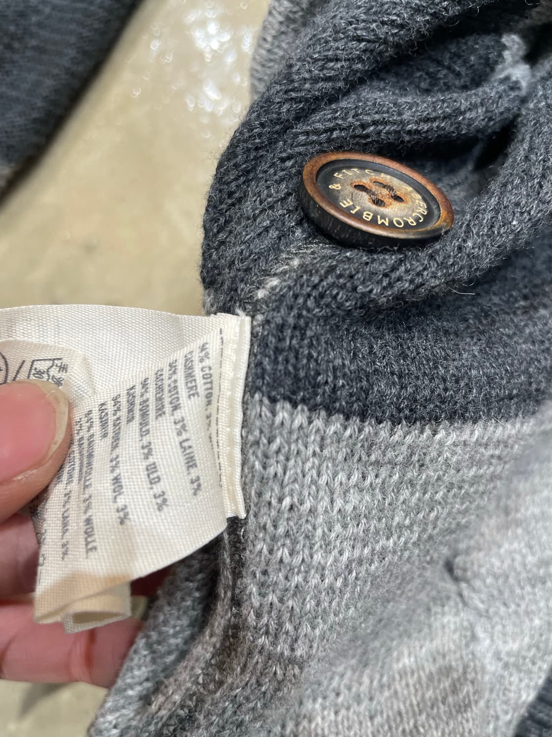 abercrombie & Fitch striped knit cardiga 상품이미지8