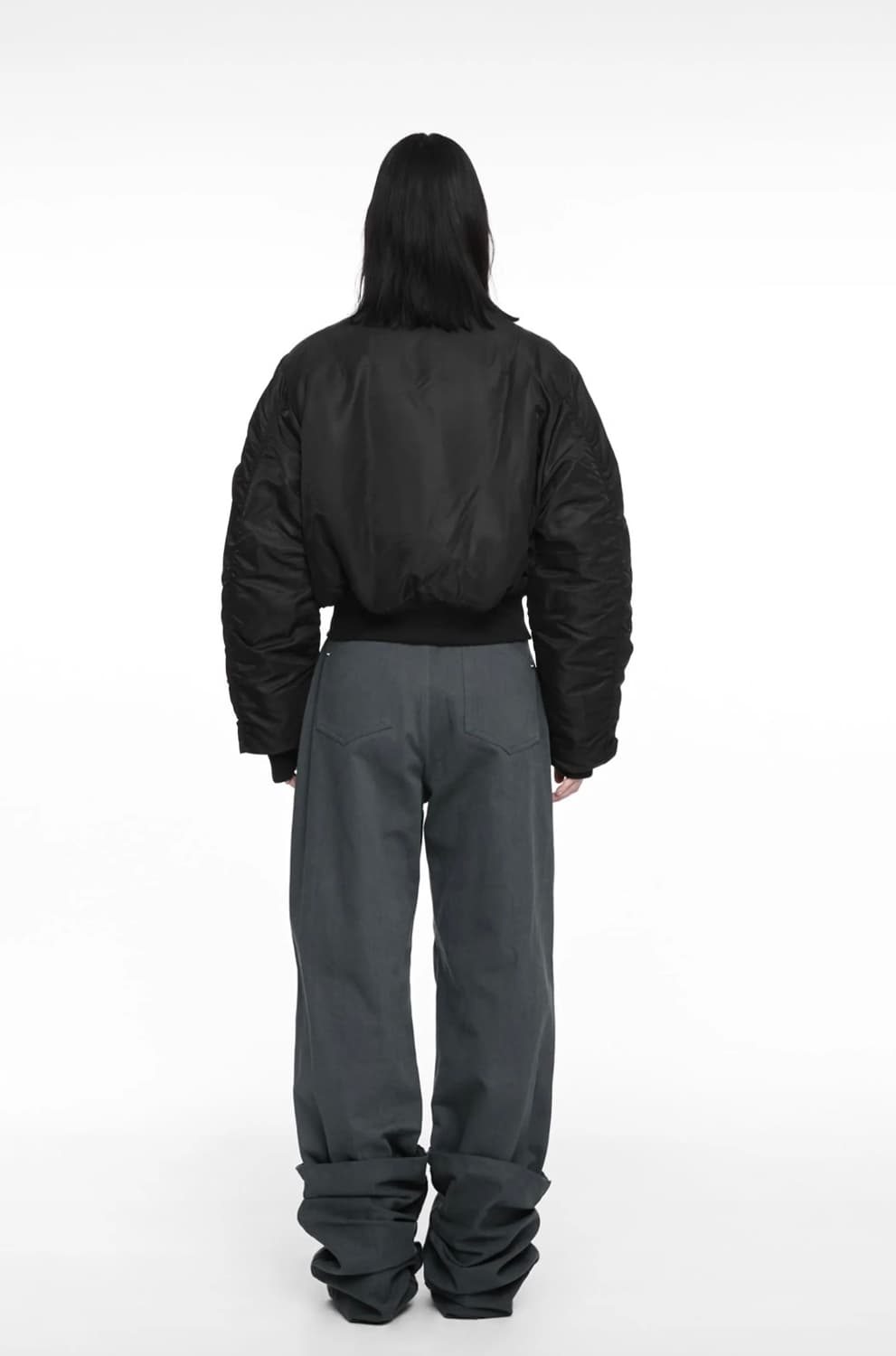 나체 REVERSE COTTON PANTS CHARCOAL 상품이미지3