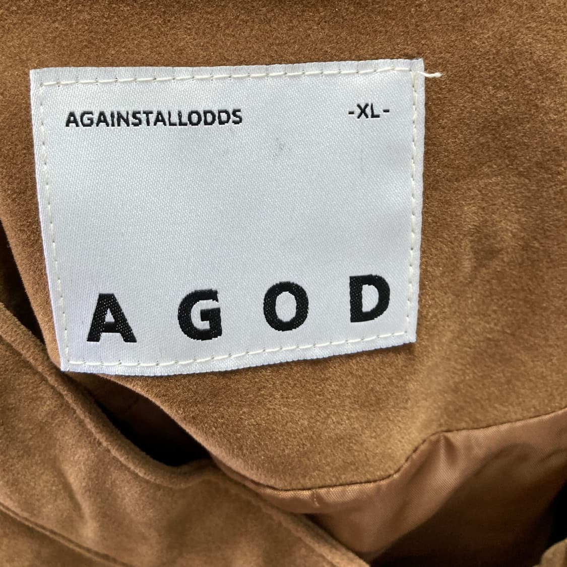 AGOD 24 남 스웨이드 바이커자켓XL 영구제 상품이미지4