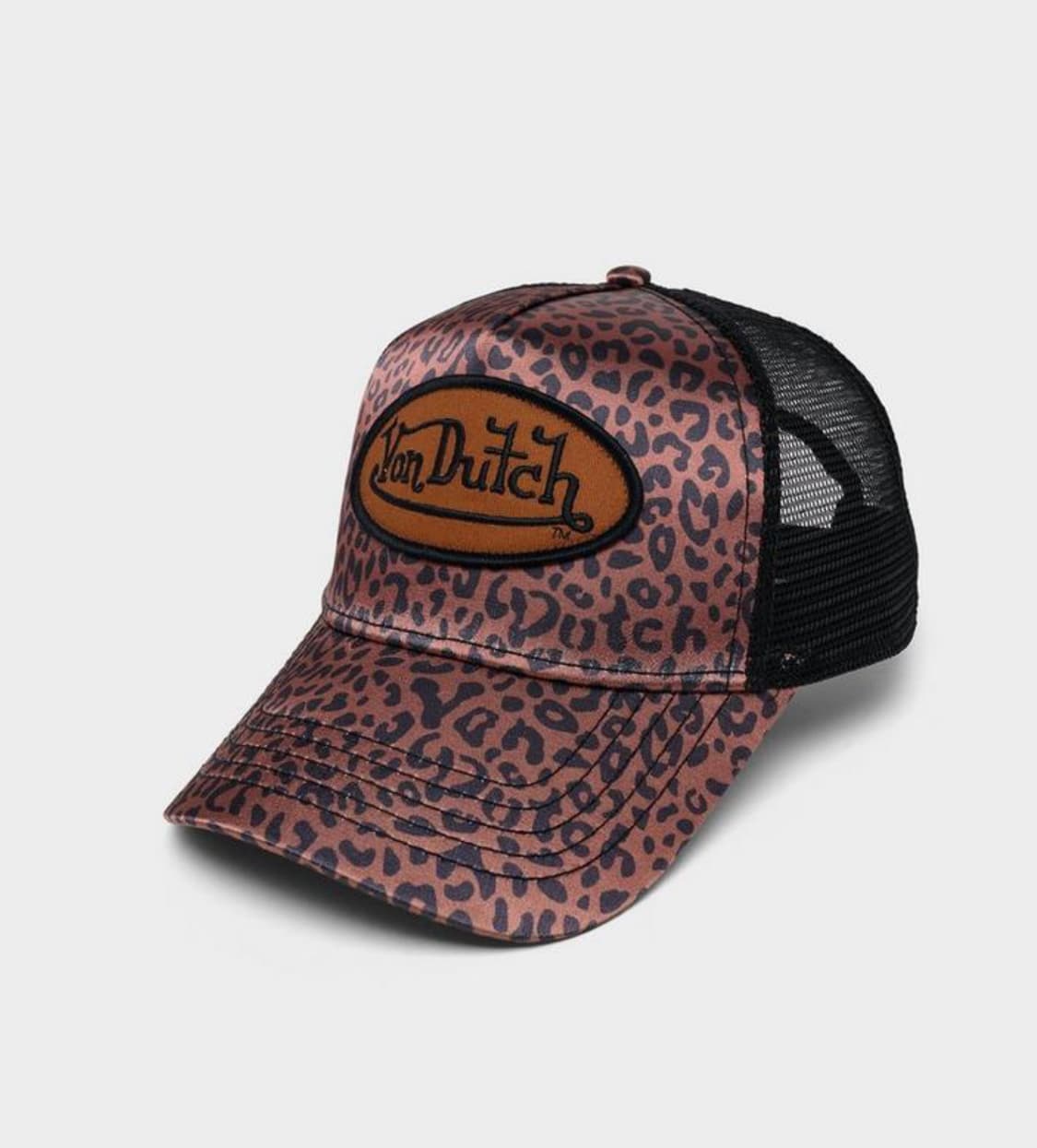본더치(Von Dutch) 레오파드 트러커 햇 상품이미지1