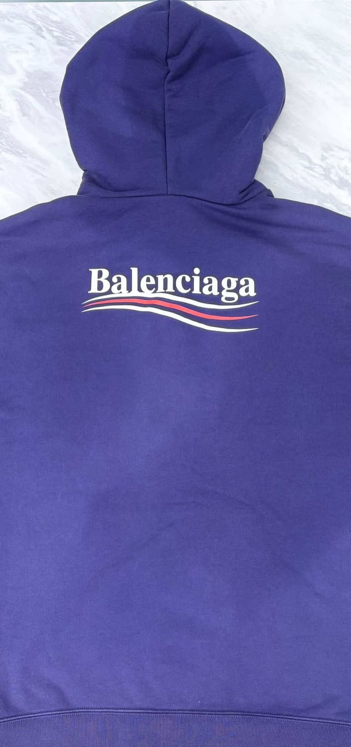 발렌시아가 미디움핏 웨이브 후드티 무하자 상품이미지2