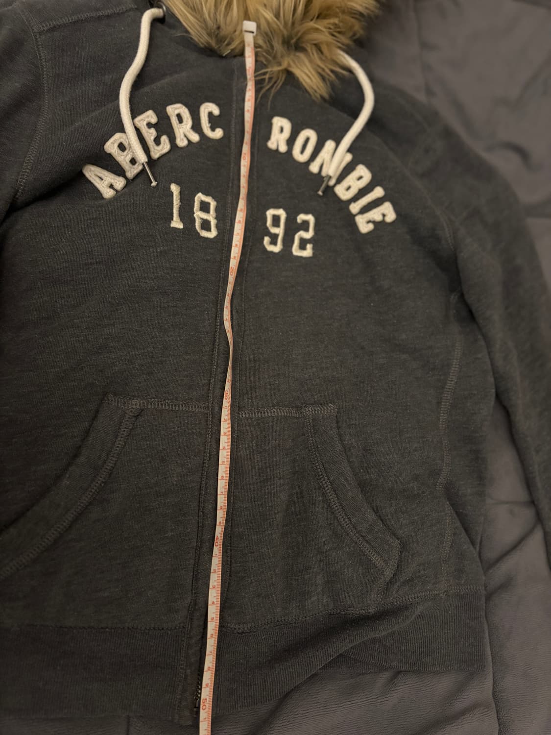 아베크롬비 퍼 후드집업 상품이미지4