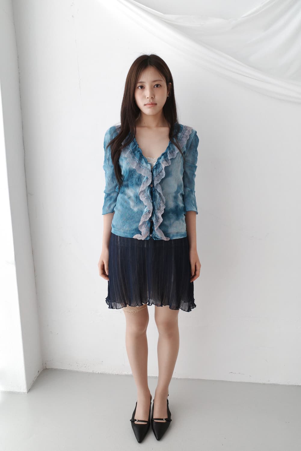 frill lace cardigun 상품이미지6
