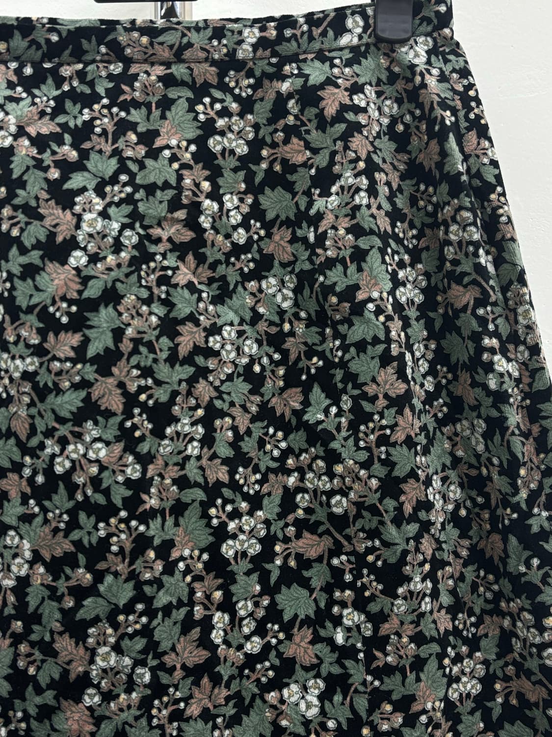 빈티지 데드스탁 플로럴 미디 스커트 상품이미지5