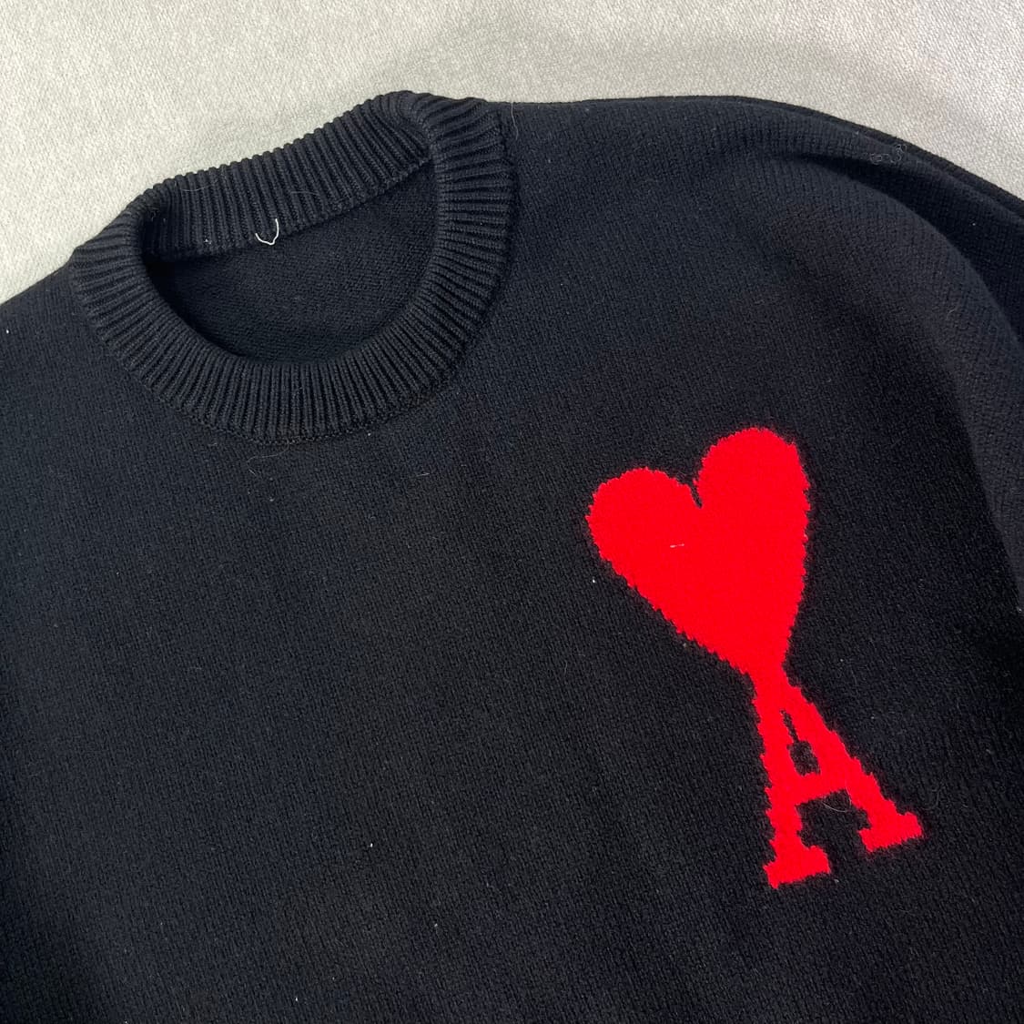 105 아미 빅하트 로고 니트 상품이미지2