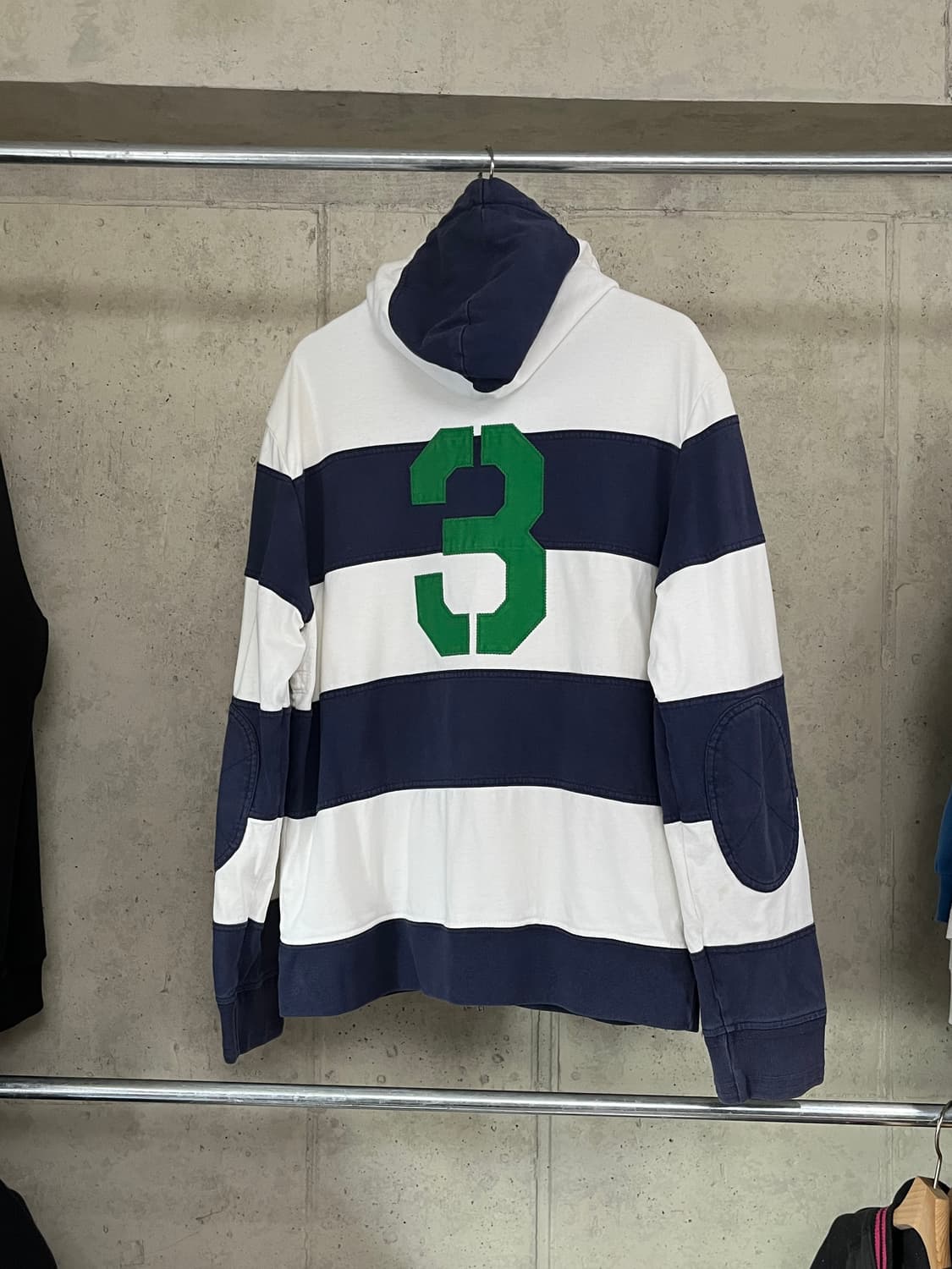 POLO RALPH LAUREN STRIPE THERMAL HOODIE 상품이미지4