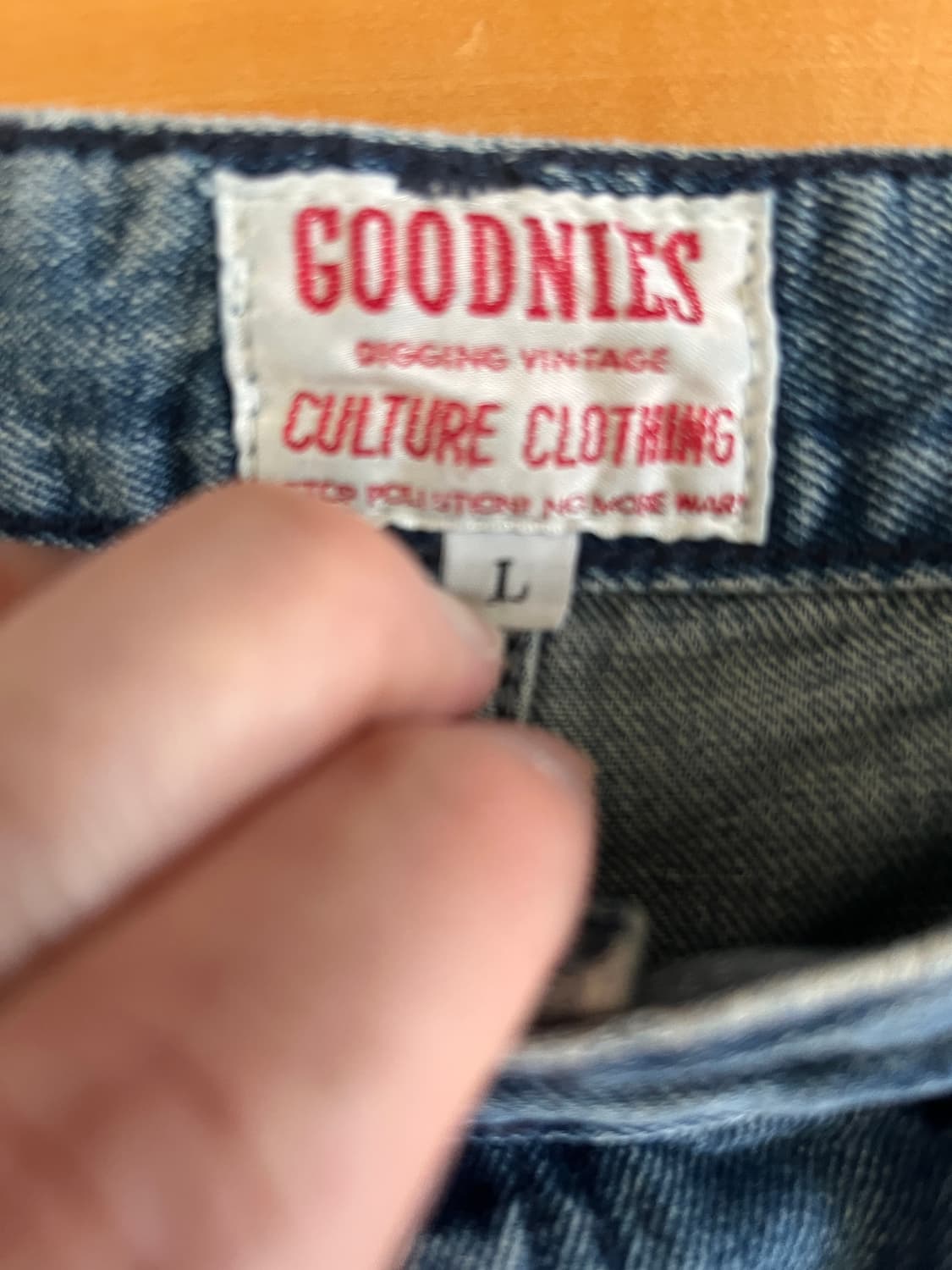 굿니스 패치워크 데님 L 상품이미지2