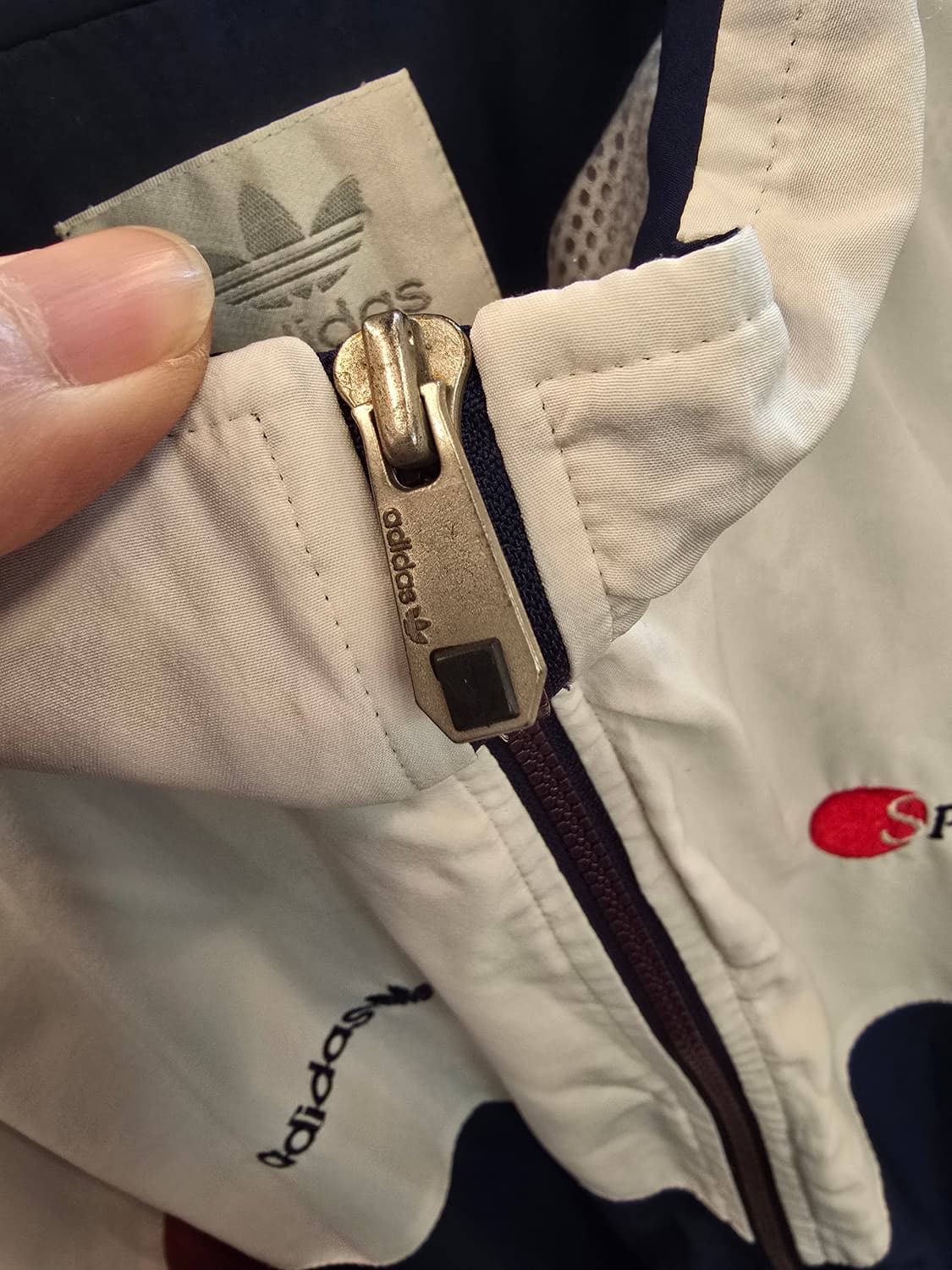 아디다스 빈티지 올드스쿨 SPORTIME 바람막이 자켓 93년제작 상품이미지6