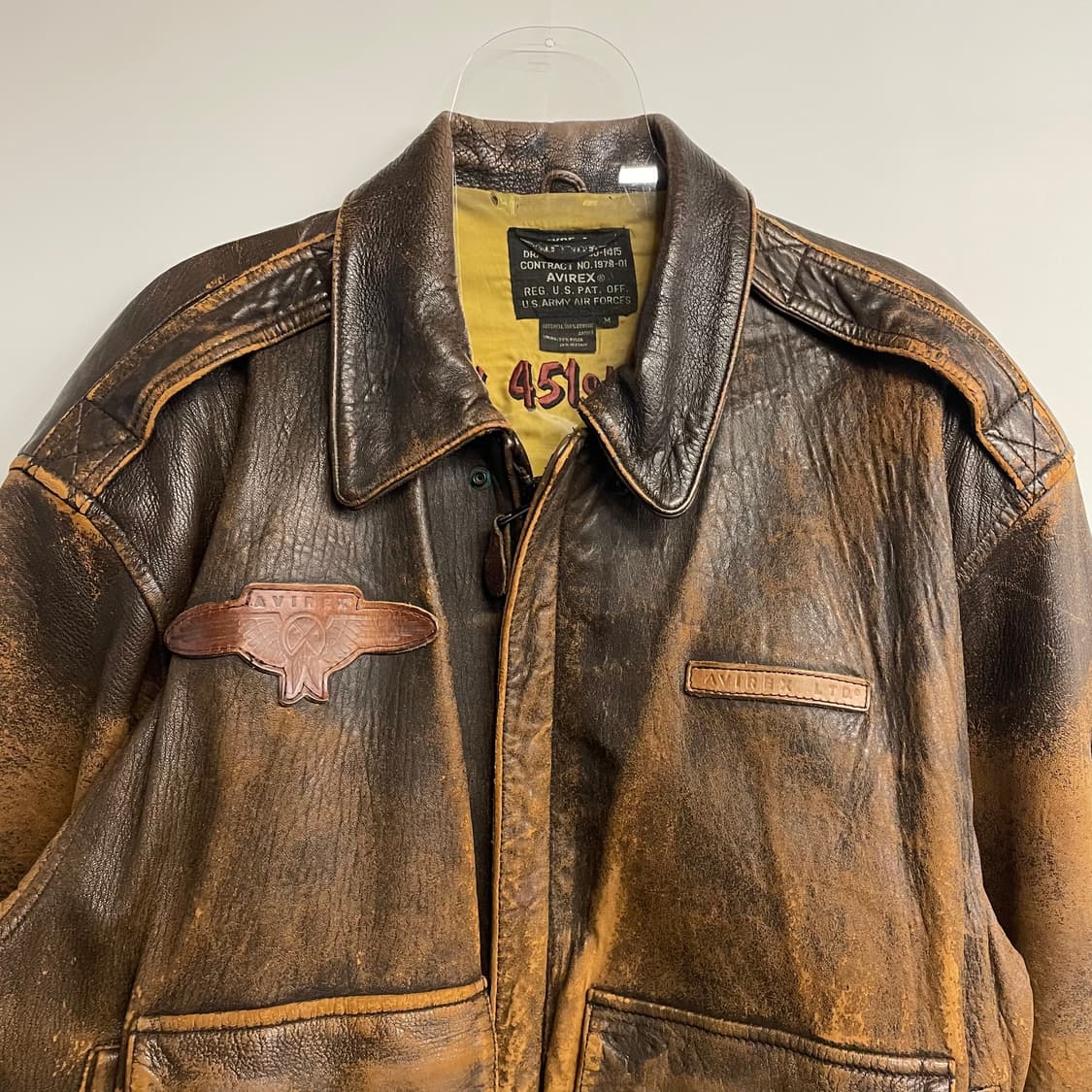 아비렉스 A2 가죽자켓 상품이미지2