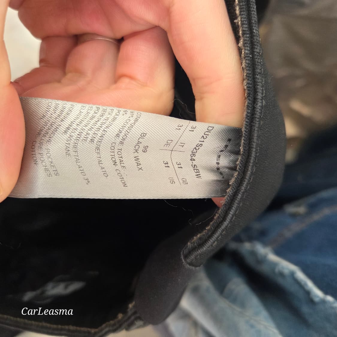 릭오웬스 다크셰도우 블랙왁스 코팅진 상품이미지5