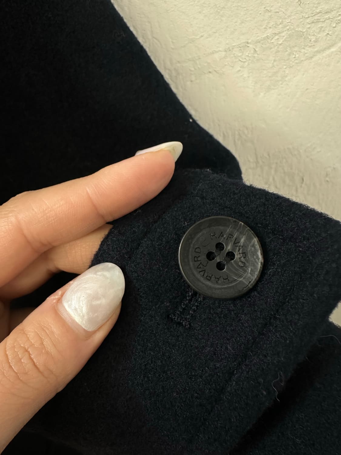 빈티지 하버드 일본판 떡볶이 후드 더플 코트 상품이미지3