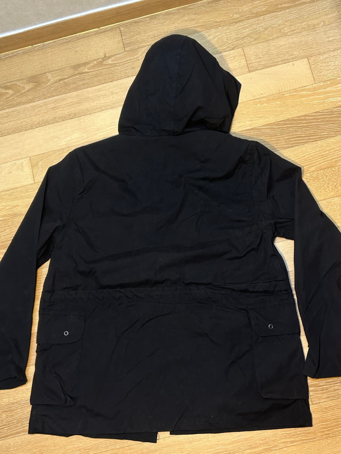 VDR 블랙 후드 바람막이 자켓 M 한국 100-105 사이즈 상품이미지2