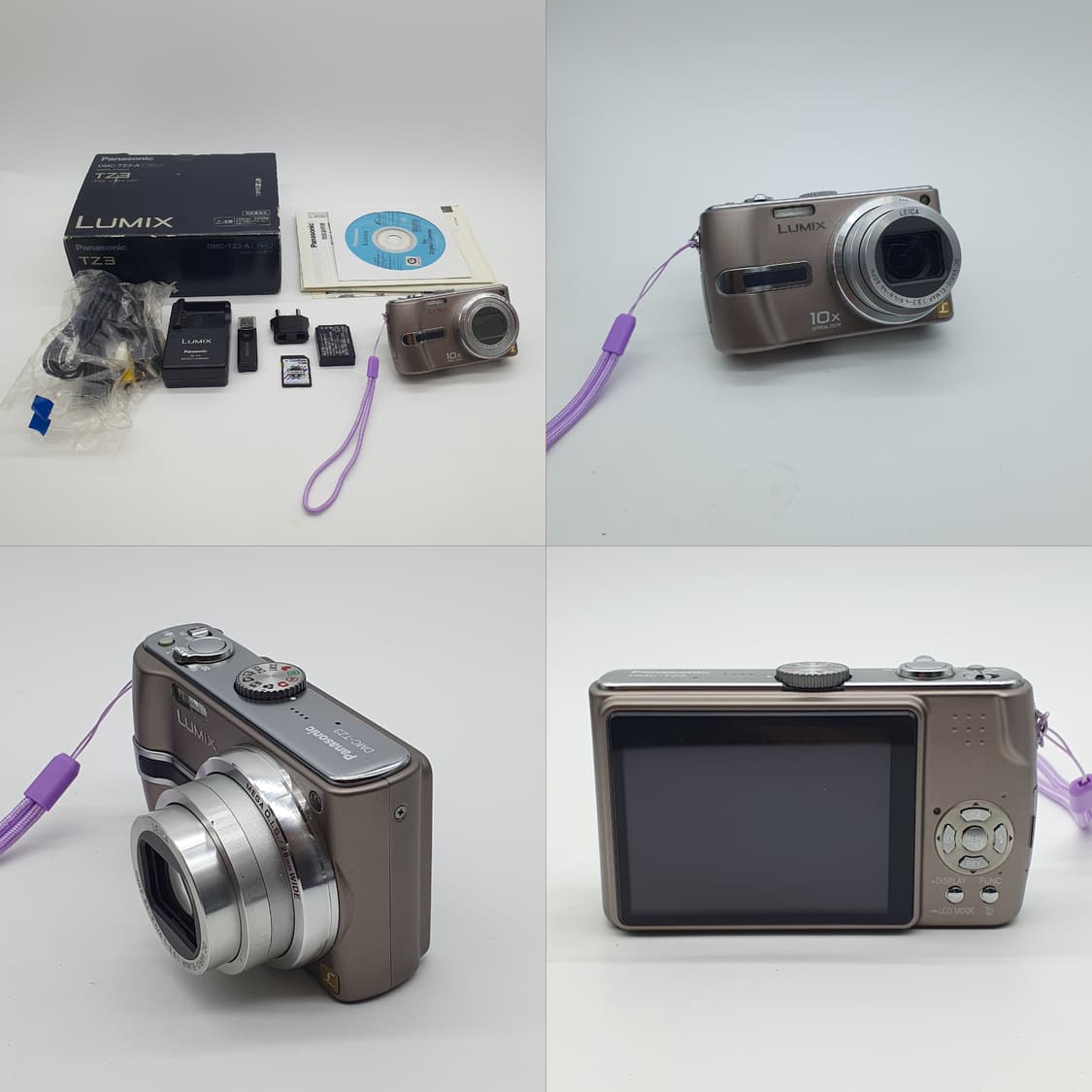 작례⭕️ 파나소닉  루믹스 DMC-TZ3 빈티지 디카 디지털카메라 상품이미지2