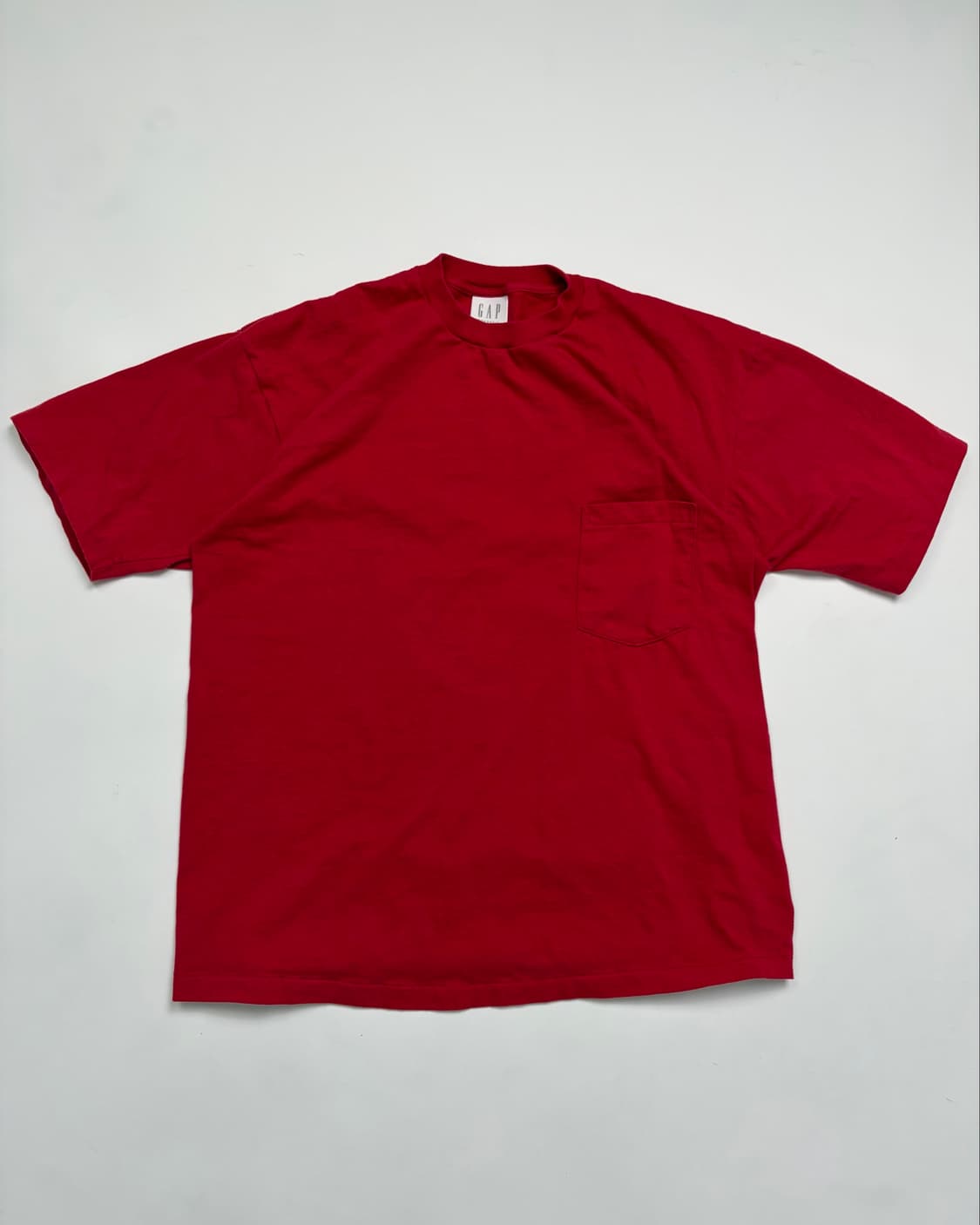 90s Gap Pocket Tee (red) 상품이미지1