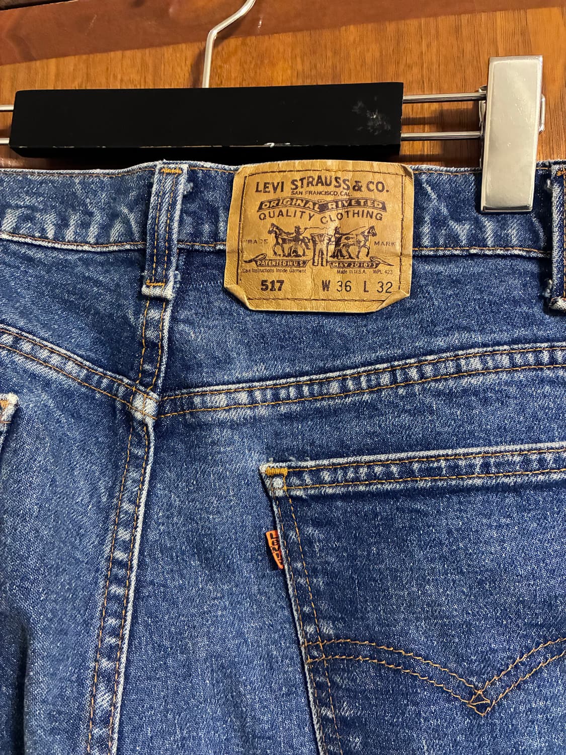 Vintage Levi's 517 USA Orange Tab 상품이미지3
