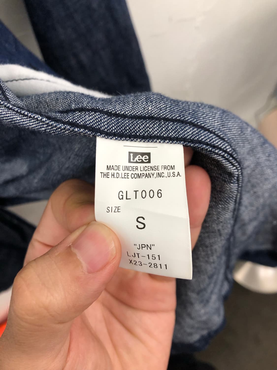 Lee 일본판 데님 자켓 상품이미지6