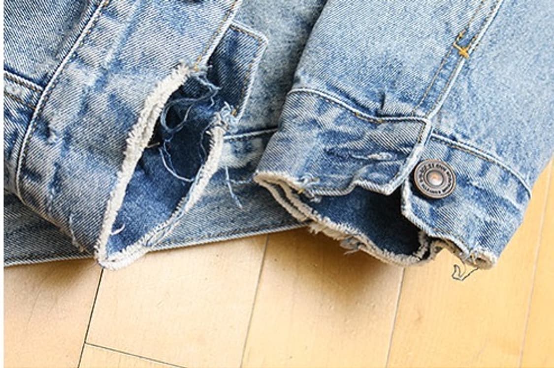 올세인츠 데미지 데님 자켓 M 상품이미지3