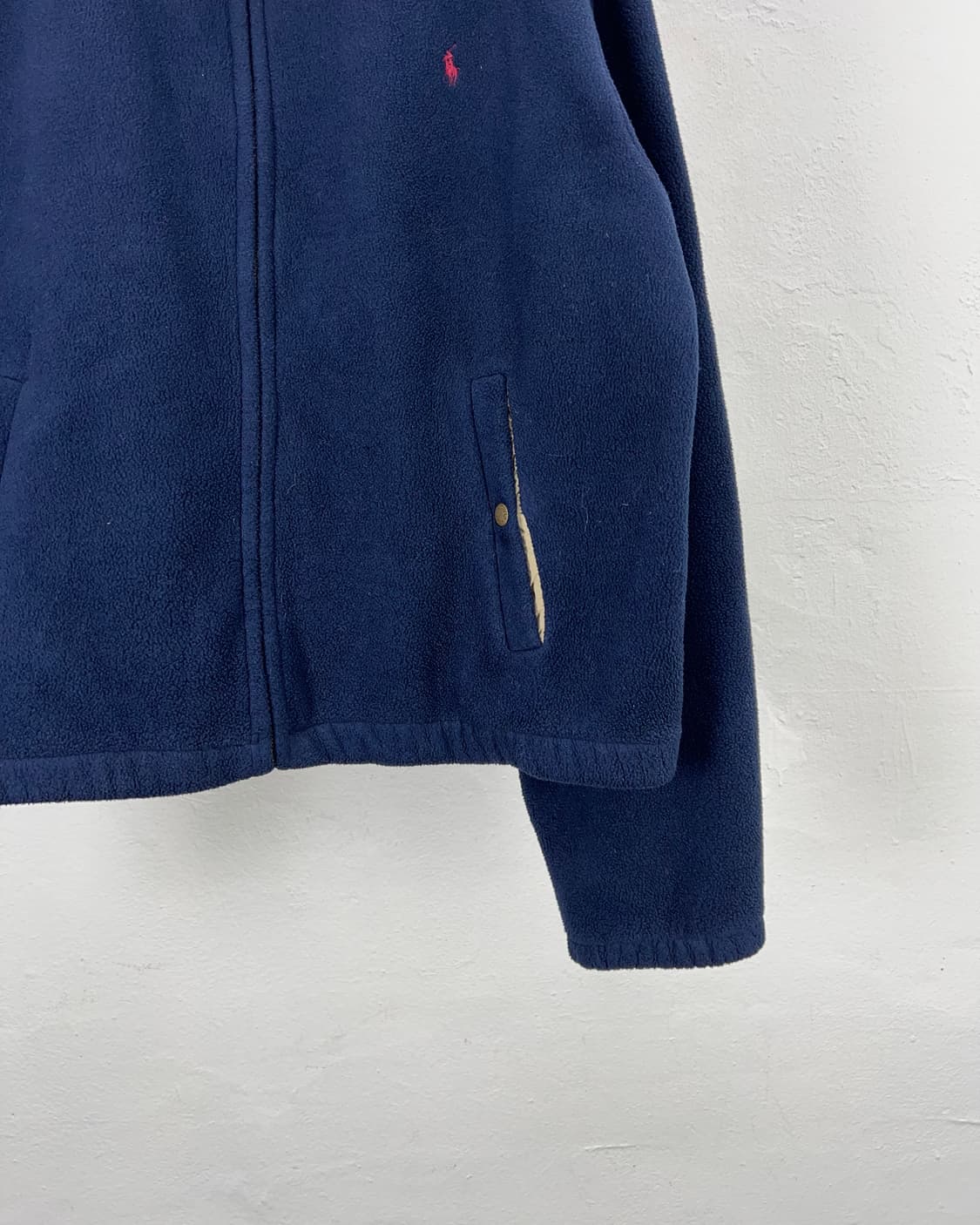 폴로 랄프로렌 딥 네이비 해링턴 플리스 카라 자켓 상품이미지5