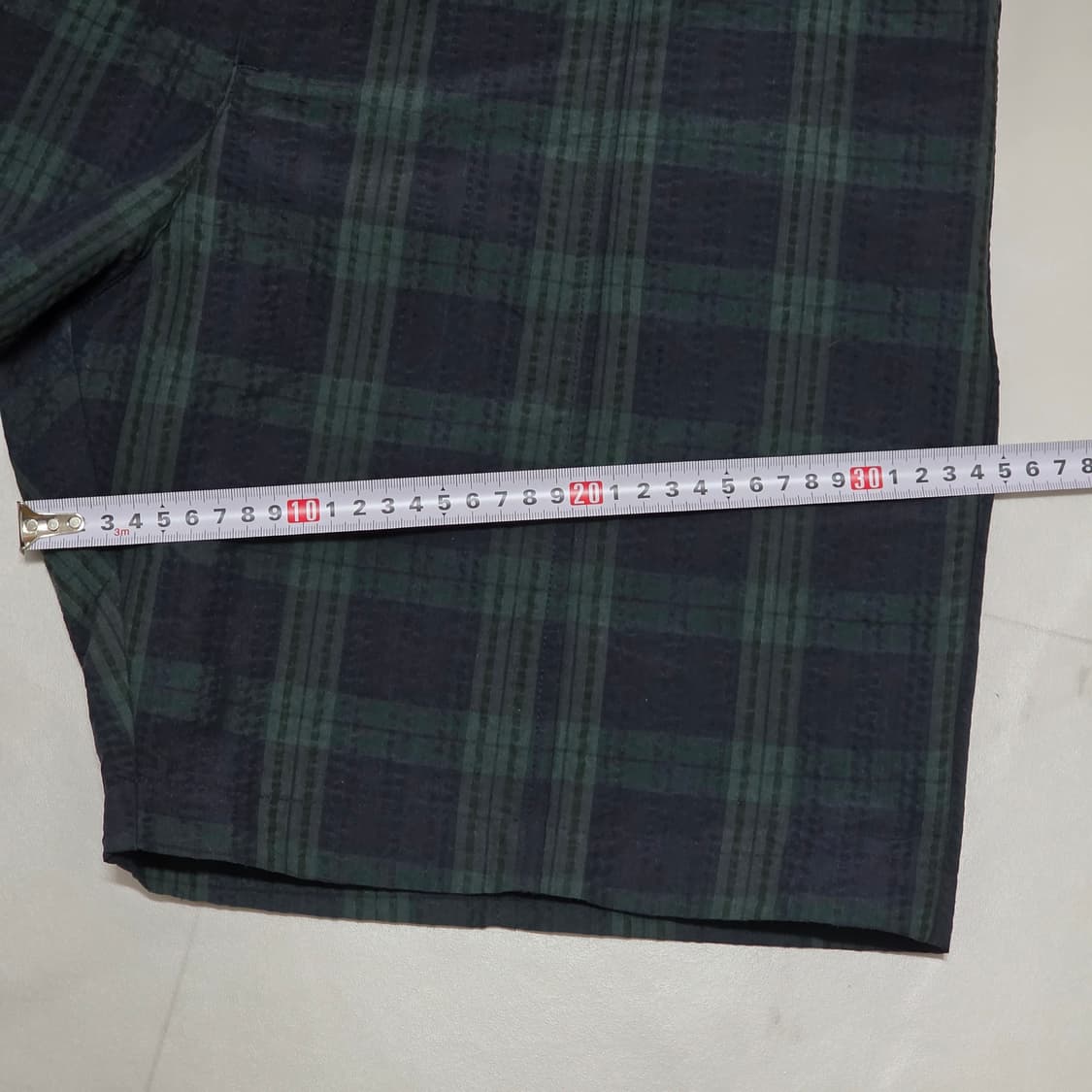 32) 디미트리블랙 시어서커 블랙와치 패턴 반바지 상품이미지5