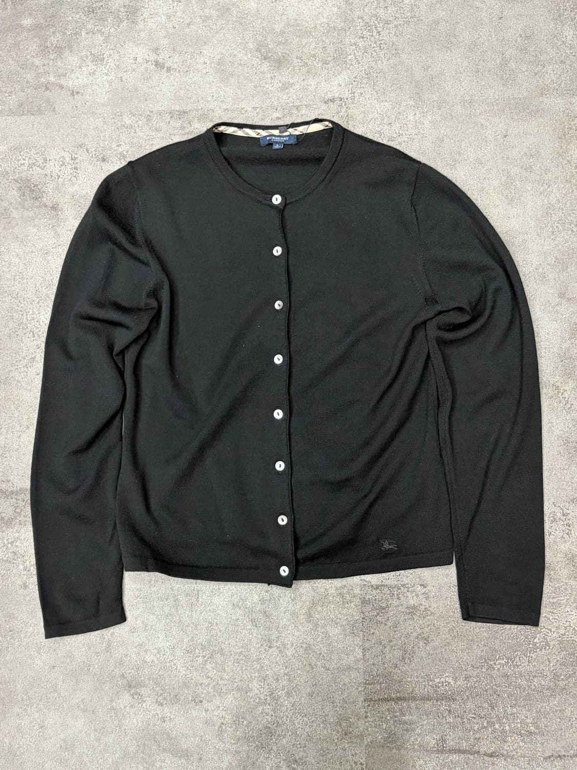 버버리 블랙 가디건 상품이미지1