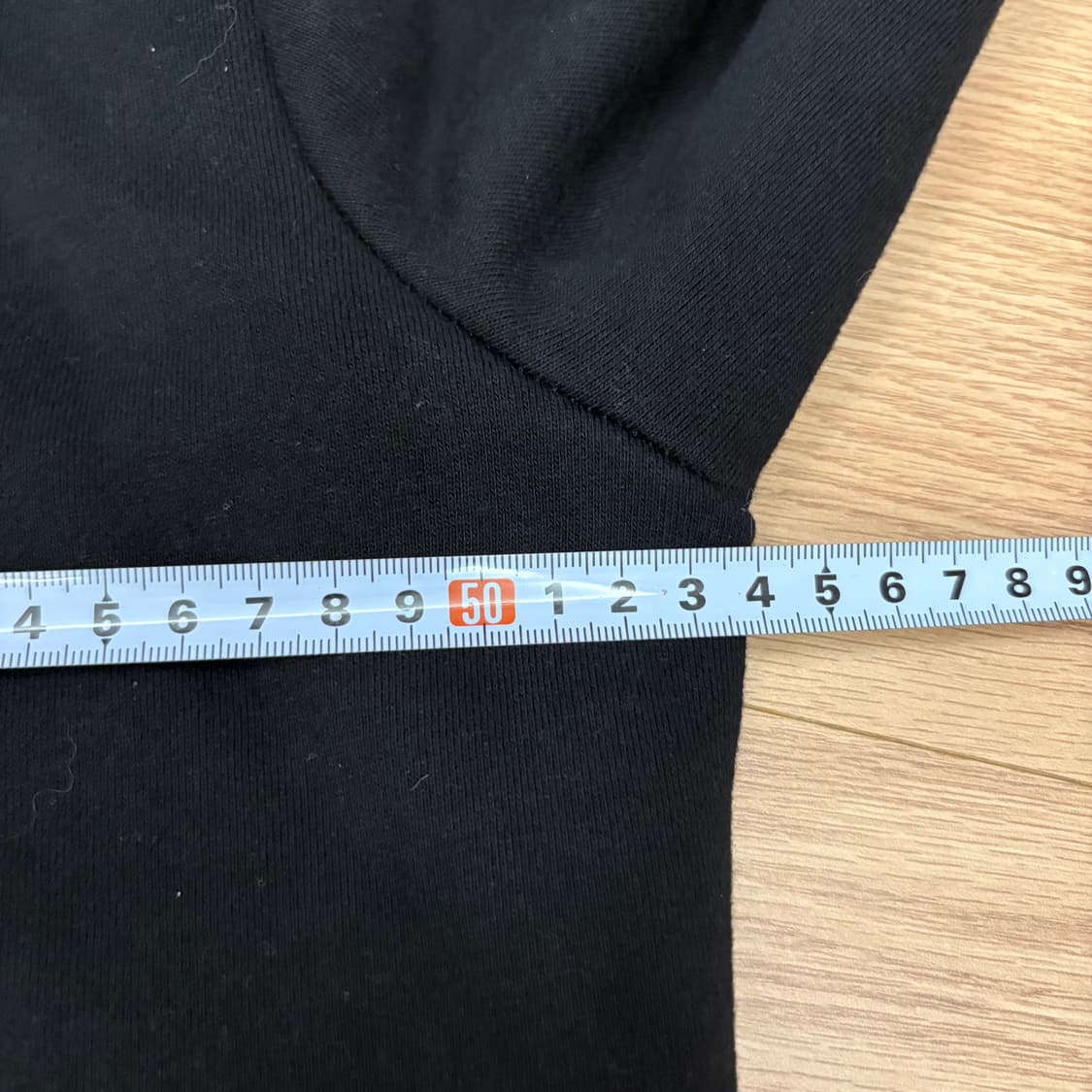 게스 블랙 삼각 로고 후드 집업 L 상품이미지7