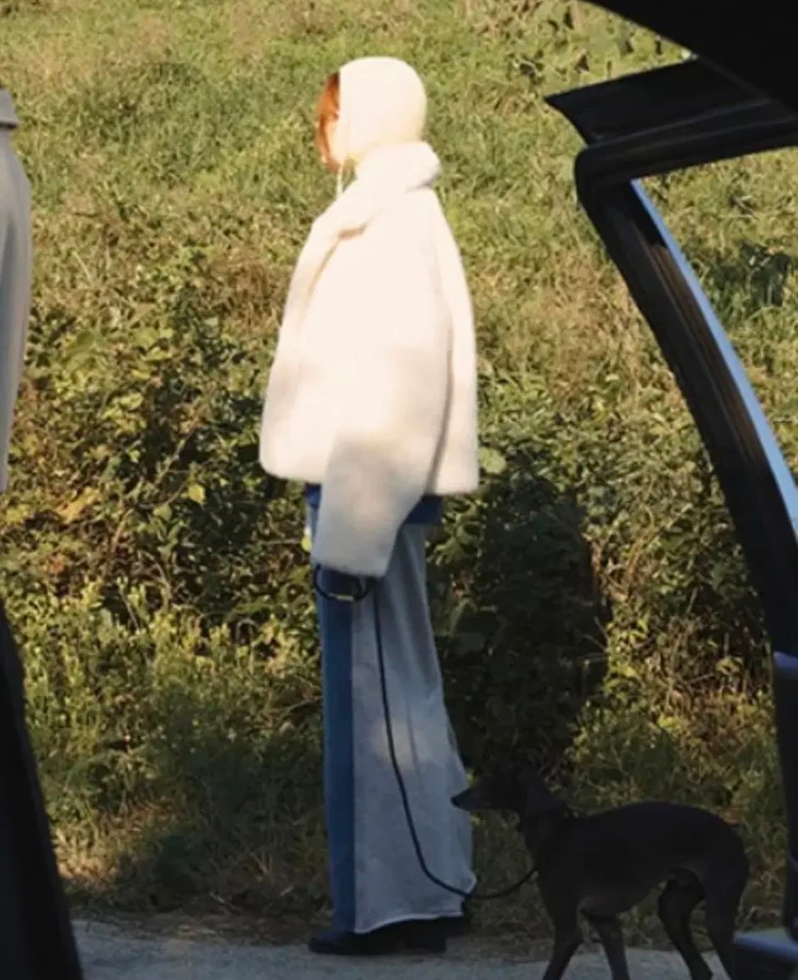 [포이어] Faux Fur 아이보리 숏코트 상품이미지1