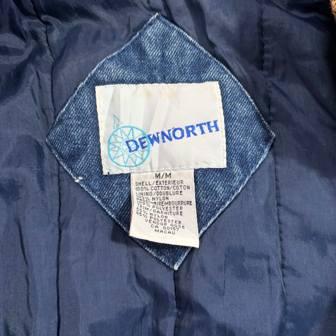 90s 듀노스 패치 데님 자켓(M) 상품이미지3