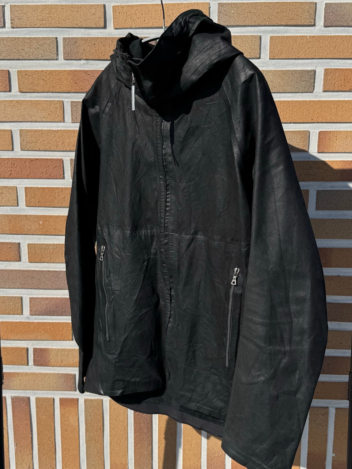 Isaac Sellam cow-leather hoodie jacket 상품이미지1