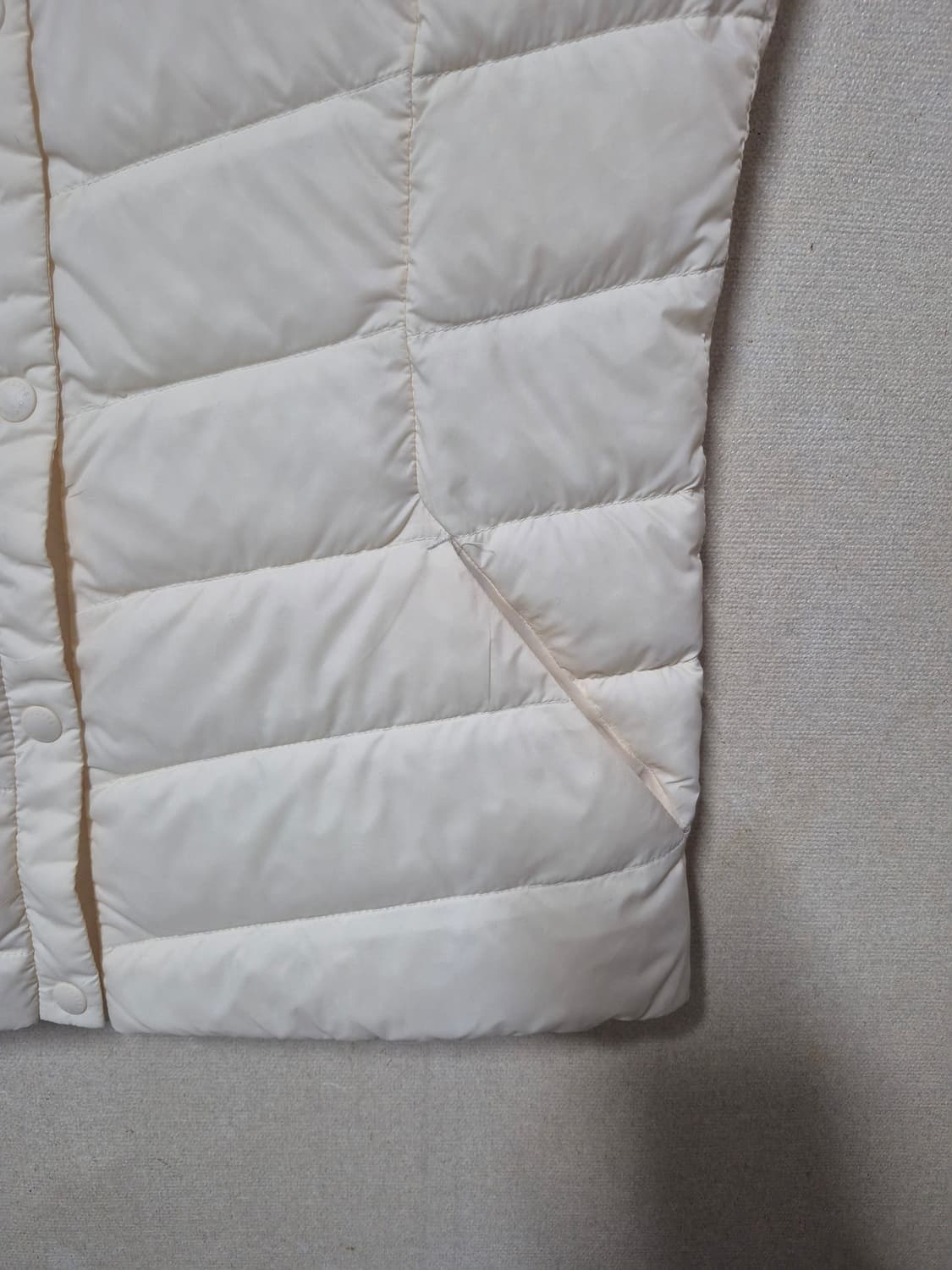 헤지스 골프 경량 다운 베스트 상품이미지4