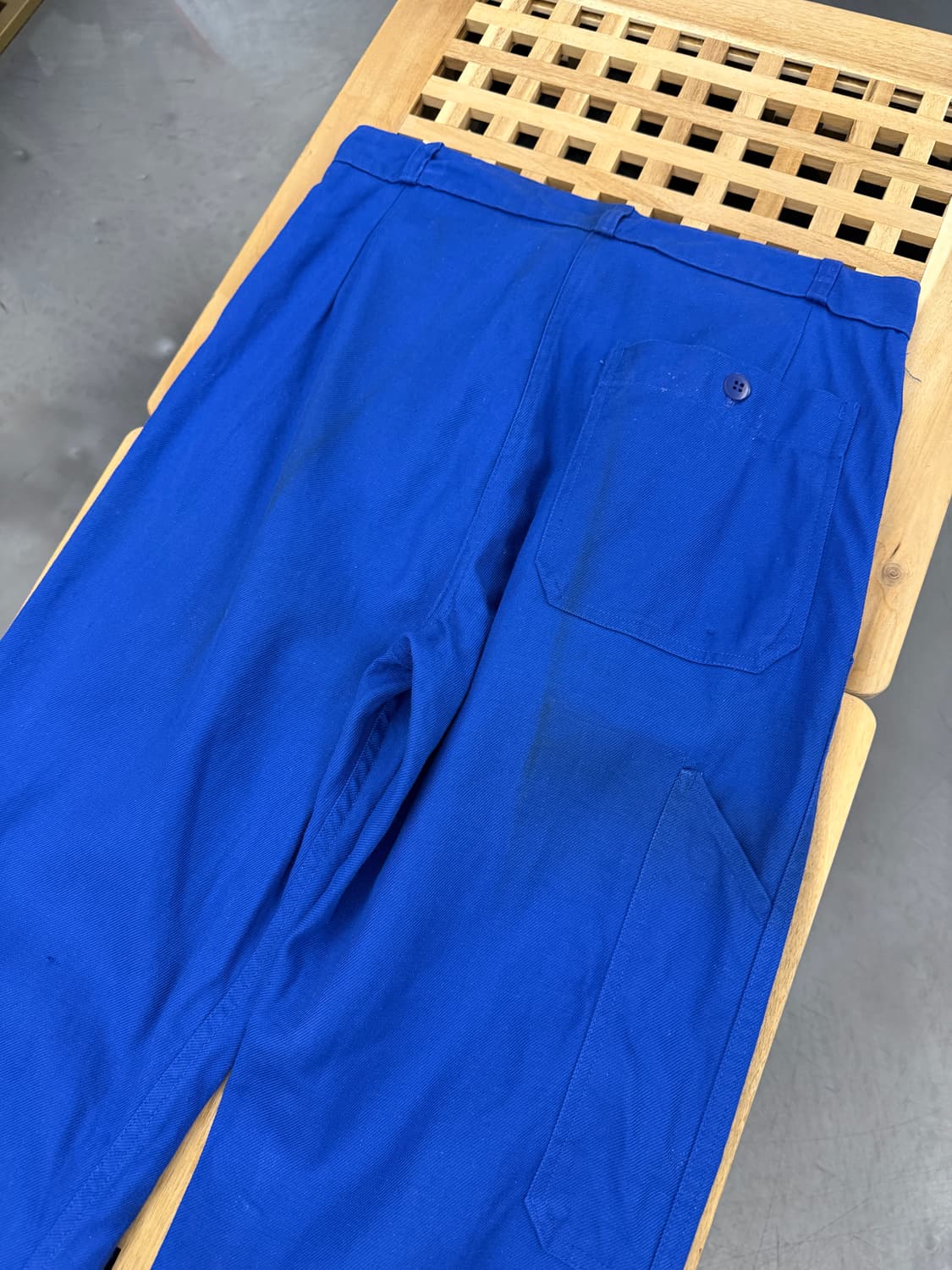 OLD VINTAGE WASHED BLUE FRENCH 프렌치워크팬츠 상품이미지10