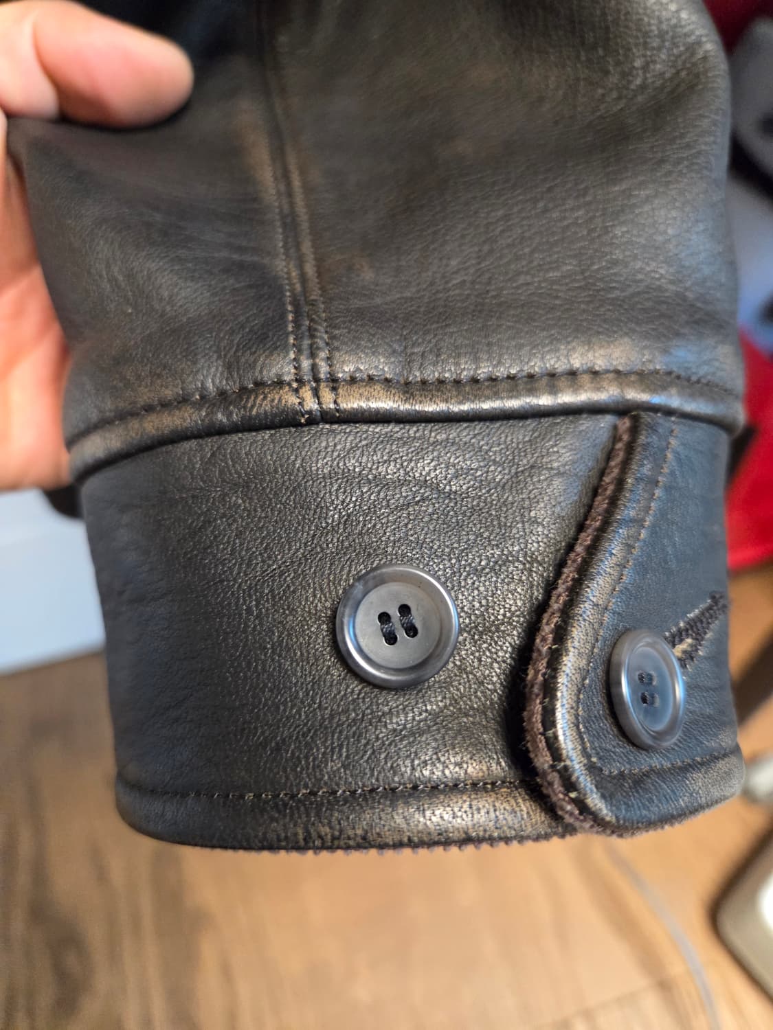 [36] 올드조 허큘러스 파티나 브라운 디어스킨 상품이미지6