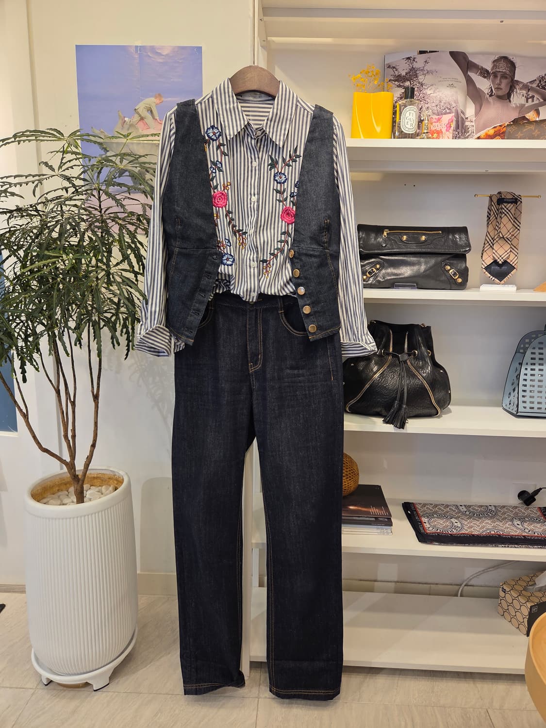 쥬시쥬디 인디고 진 청바지 상품이미지1