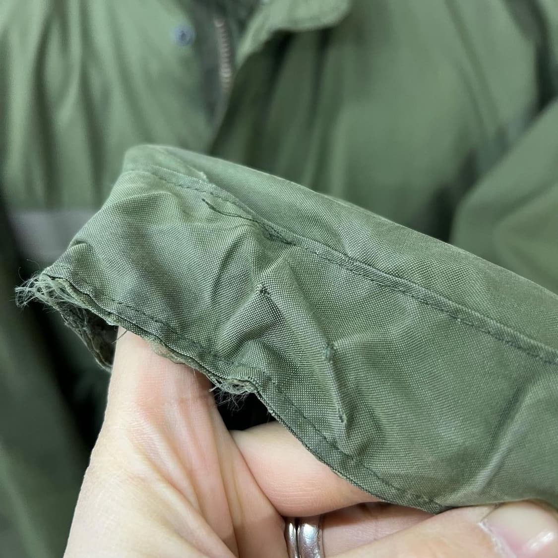 US Army M-1965 오리지널 피쉬테일 개파카 상품이미지8