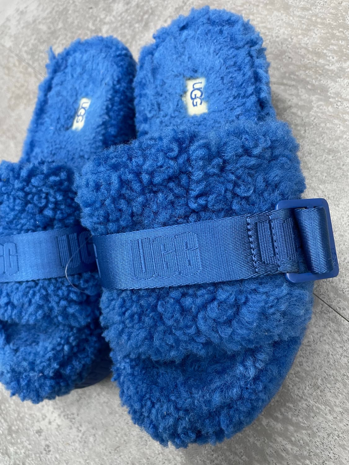 어그 플러피타 플랫폼 블루 슬라이드 H1311 상품이미지3