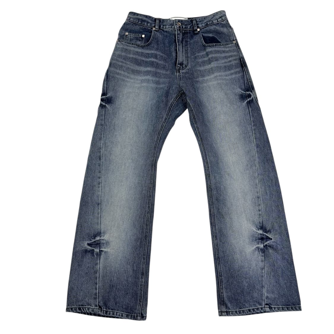 키네토 웨이브 컷팅 데님 팬츠 상품이미지1