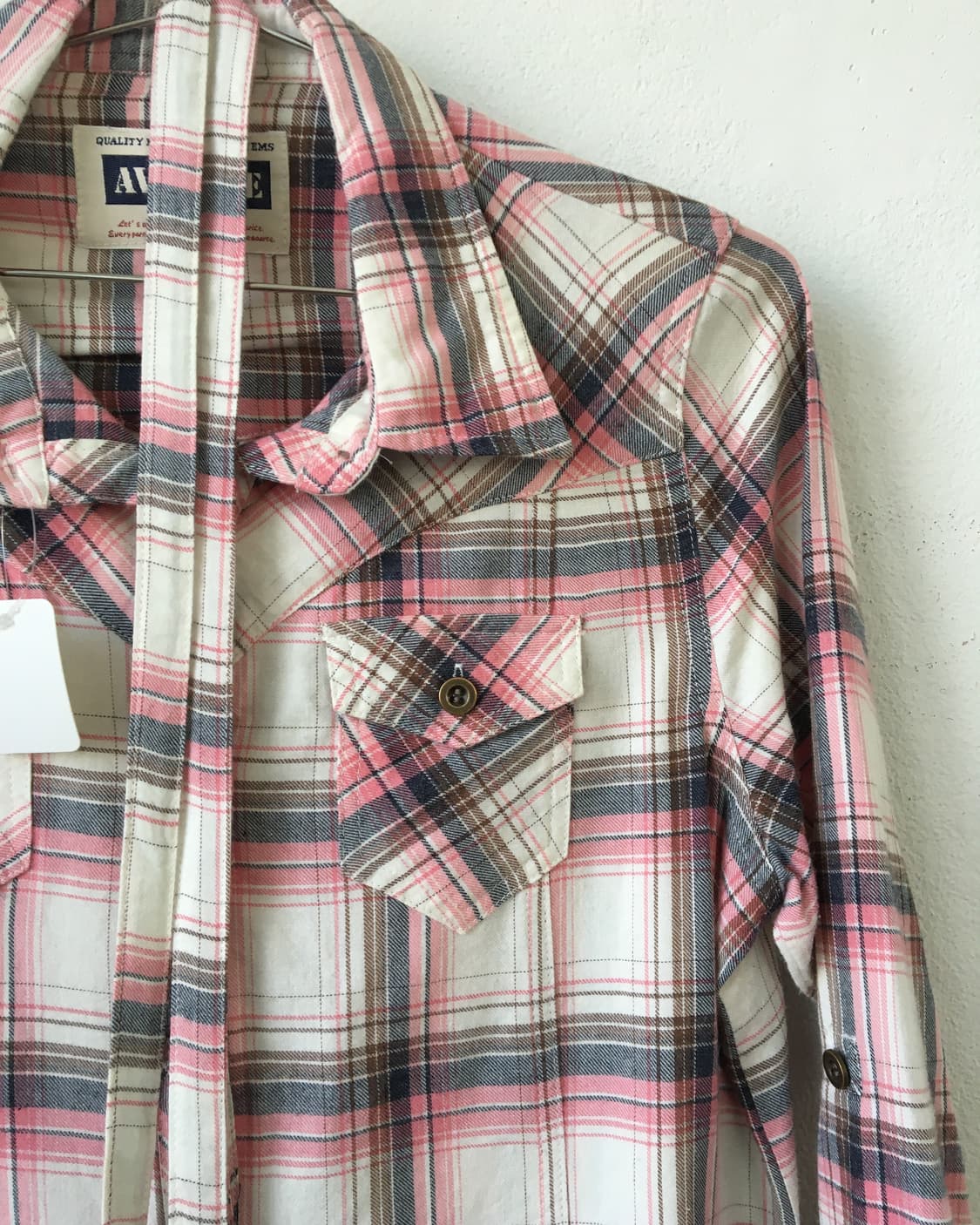 Tied check pattern shirt 상품이미지4