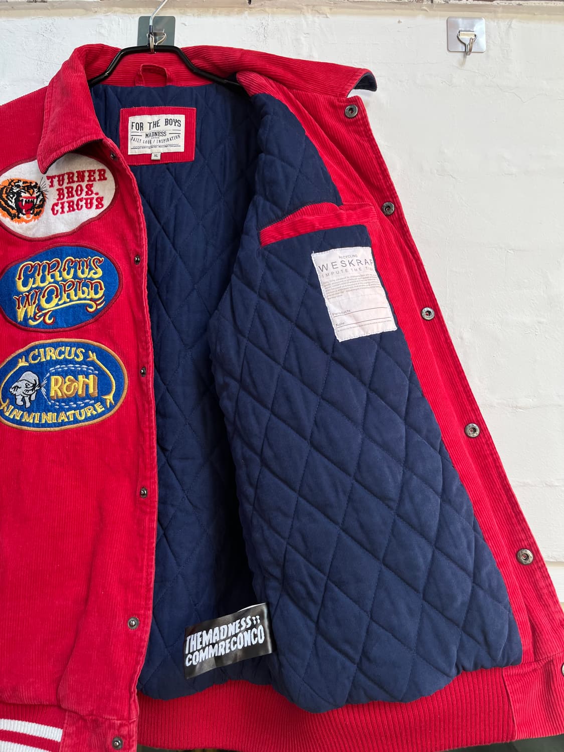 The Madness 스타디움 자켓 레드 XL 상품이미지6