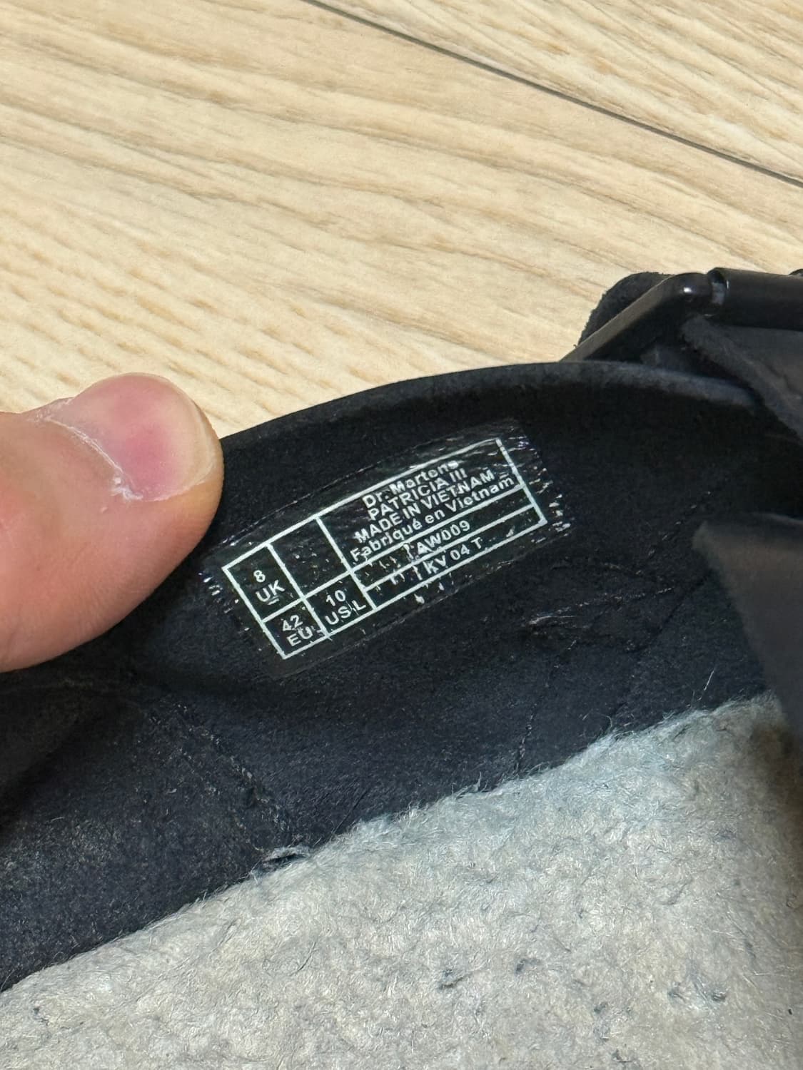 uk8,270) 159,000원 닥터마틴 패트리샤 블랙 상품이미지7