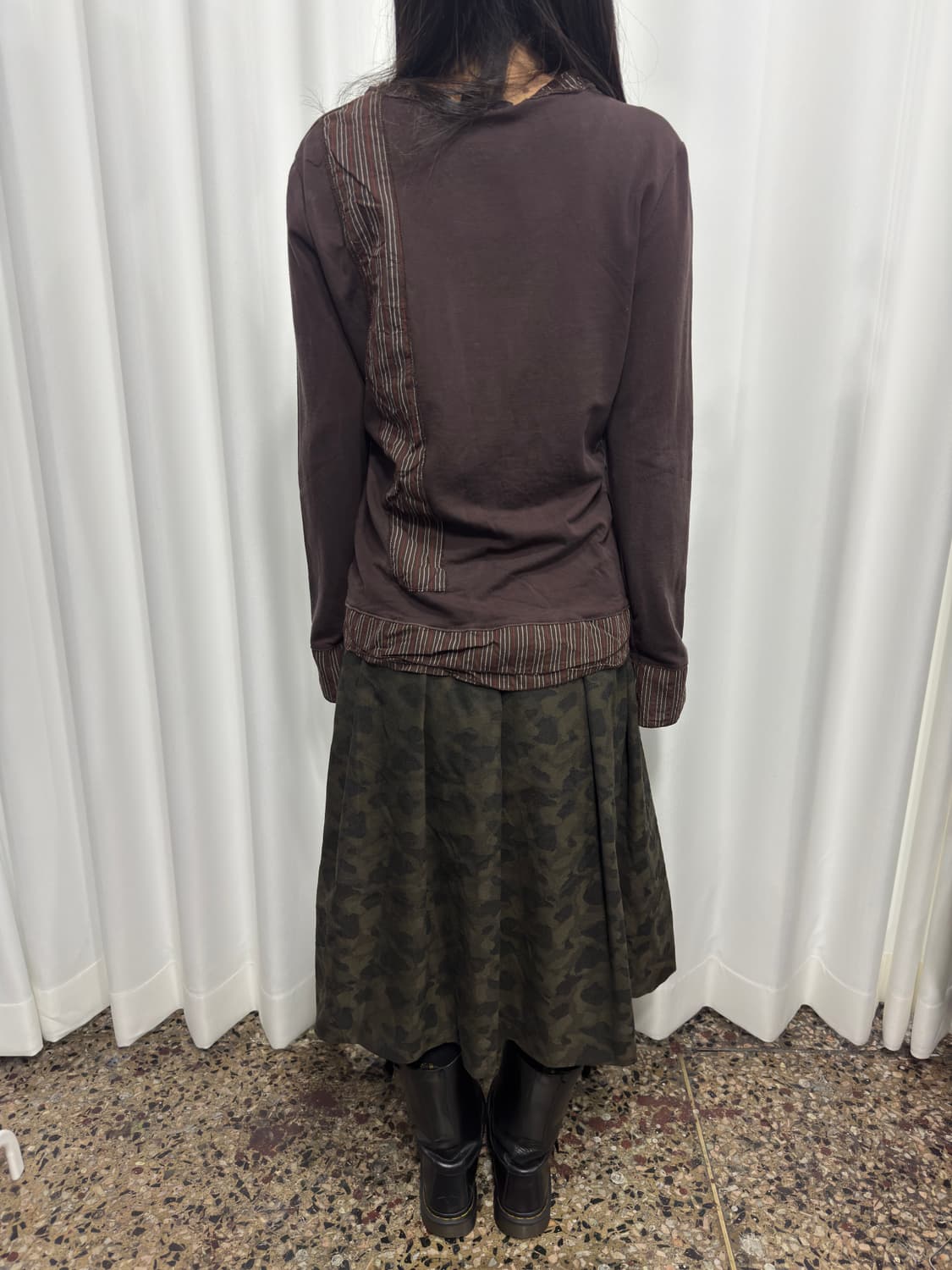 uniqlo camo midi skirt 상품이미지7