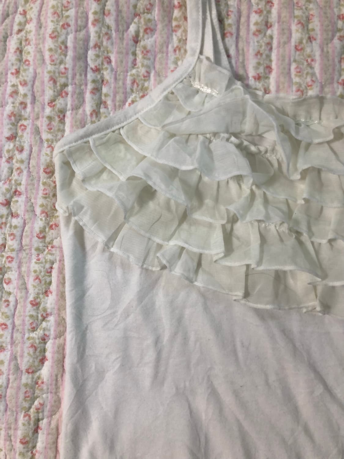 White fril sleeveless 상품이미지3