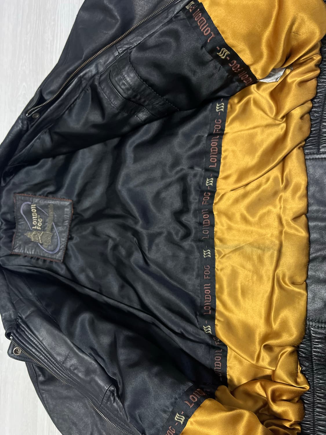 런던포그 빈티지 양가죽 봄버자켓 여성88 상품이미지6